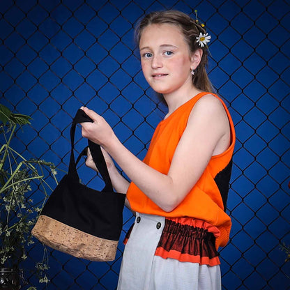 The Piñatex Crossbody — Black